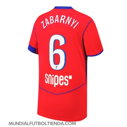 Camiseta Paris Saint-Germain Illia Zabarnyi #6 Tercera Equipación Replica 2025-26 mangas cortas